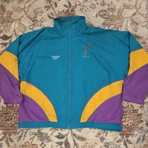 Vintage Reebok 1994 Victoria Commonwealth Games Teal Windbreaker  - Men's XL